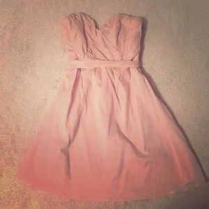Express Blush Pink Sweetheart Dress